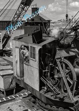 Photo 1942 Grue à vapeur – Chantier naval Ingalls Alabama