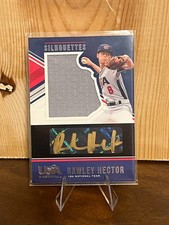 2018 Panini USA Baseball 15U National Team Rawley Hector /89 Patch Auto