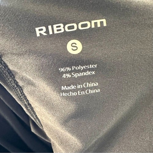 RiBoom space dye blue grey built in biker shorts women S - Picture 11 of 11