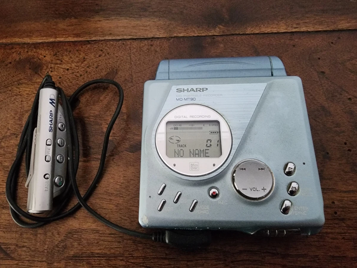 Lecteur Minidisc Sharp MD SR75 – Argenté – Occasion Fonctionnel