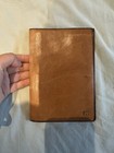 Vintage Leather Organiser Case Brown Folder Slimline