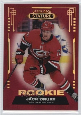 2021-22 Upper Deck Stature Rookies Red /75 Jack Drury #190 Rookie RC 4xw