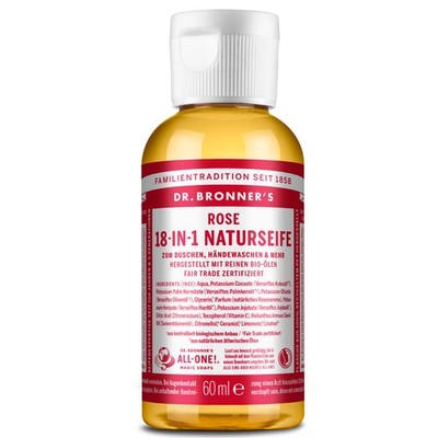 Dr. Bronners 18-IN-1 Naturseife Rose   60ml