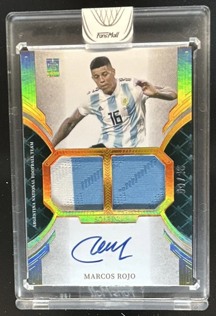 2022 Fansmall Marcos Rojo Gold Patch Autograph Auto #01/10