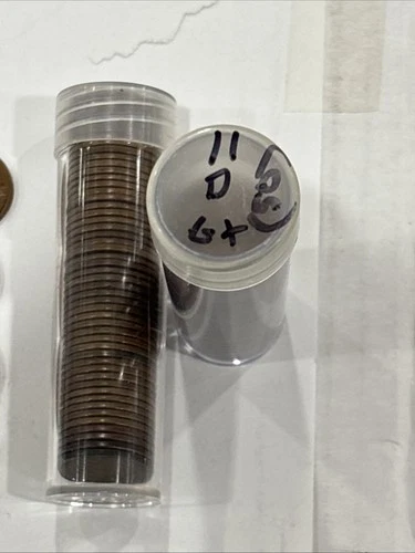 Roll Of (50) 1911 D Lincoln Cents Uncleaned Problem Free Coins Good Or Better