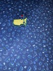 Peter Millar Masters Men's XXL Blue Geometric Short Sleeve Golf Polo Logo — photo 1