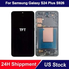 For Samsung Galaxy S24 Plus S24 S926B S926U LCD Touch Screen Digitizer w/Frame