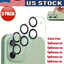 3x For iPhone 16 15 14 13 Pro Max Tempered Glass Camera Lens Cover Protector Lot