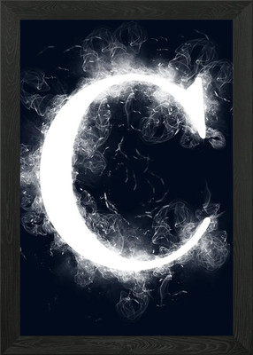 C Framed Wall Art Poster Canvas Print Picture