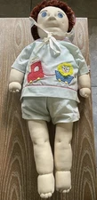 Vintage Style Rag Doll W Tiny Tots Original Clothes Approx. 24” Tall