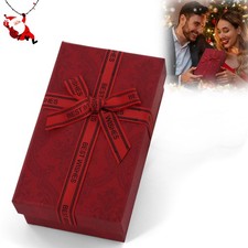 Red Christmas Boxes Carboard Gift Packages Holiday Presents Decorative