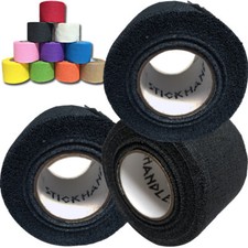 STICK HANDLER  Professional Hockey Grip Tape Pro Pack  Black  Three Pack 