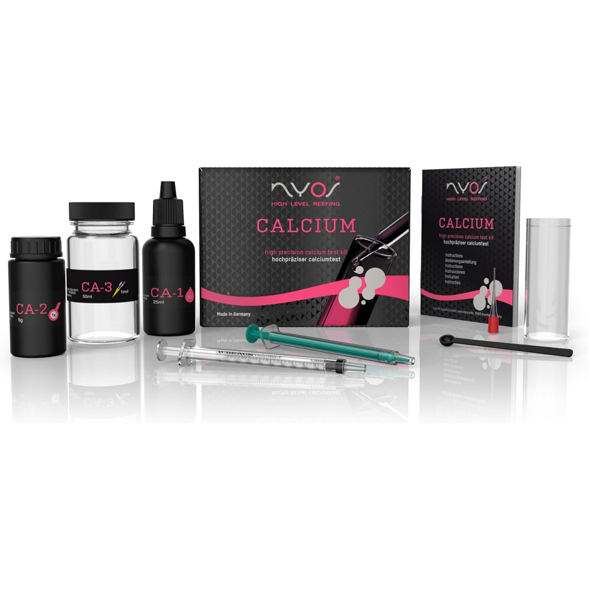 Nyos Calcium Test Test Calcio Alta Precisione  Acqua di Mare Test Acqua 50 Test