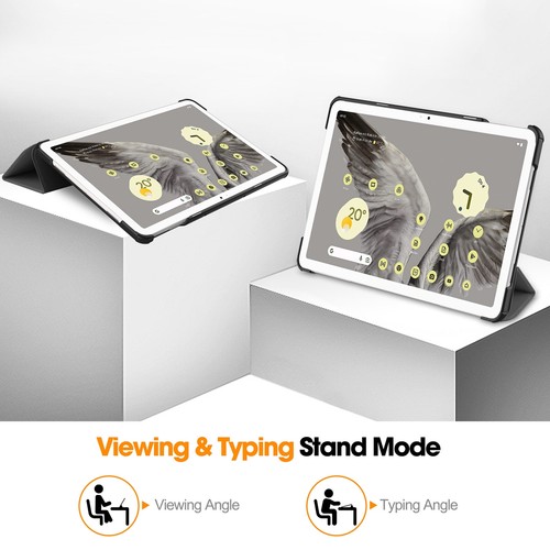 For Google Pixel Tablet 2023 Case Folio Slim Lightweight Multi Angle Stand Case - Picture 4 of 91