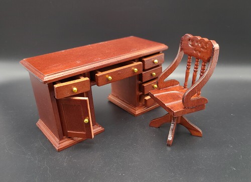 Tisch & Stuhl Modell im Maßstab 1:12 für 6" Figur Szene Zubehör - Bild 2 von 3