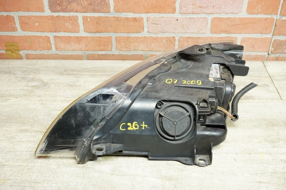2007-2009 AUDI Q7 4L FAROL DIANTEIRO DIREITO DO PASSAGEIRO LÂMPADA DE HALOGÊNIO FABRICANTE DE EQUIPAMENTO ORIGINAL* - Imagem 4 de 4