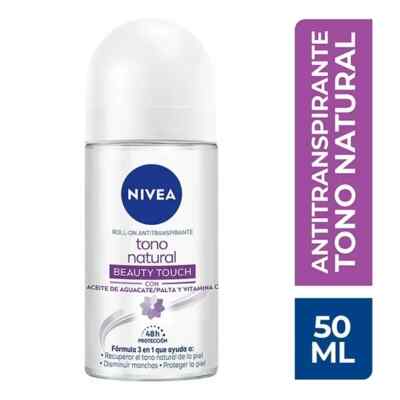 Antitranspirante NIVEA tono natural beauty touch roll on 50 ml (1pc)