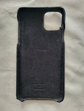 Louis Vuitton Handyhülle Bumper Leder schwarz/Monogramm IPhone 11 ProMax
