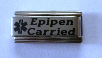 9 mm klassische Größe italienische Charms L41 Epipen getragen