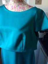 Coleen X Turquoise Green Dress Size 18 Bnwt    Hols