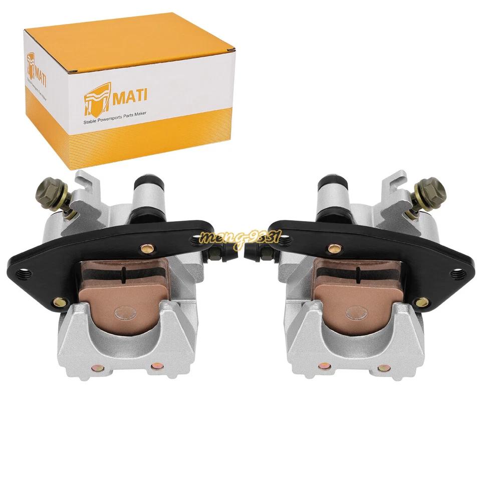 Front Brake Caliper&Pads for Yamaha Wolverine 350 450 Kodiak 400 450 Warrior 350 - Image 4 of 4