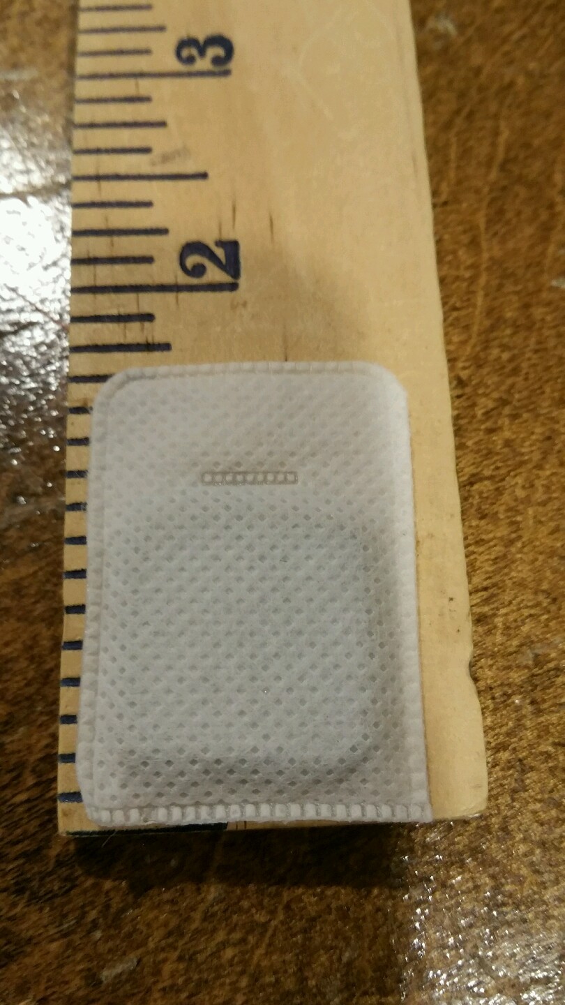 Drapery Lead Weights Covered package of 10 one inch sewing drapery