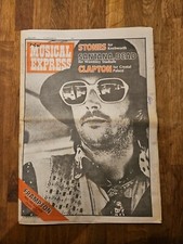 NME New Musical Express July 3rd 1976 Eric Clapton Cover