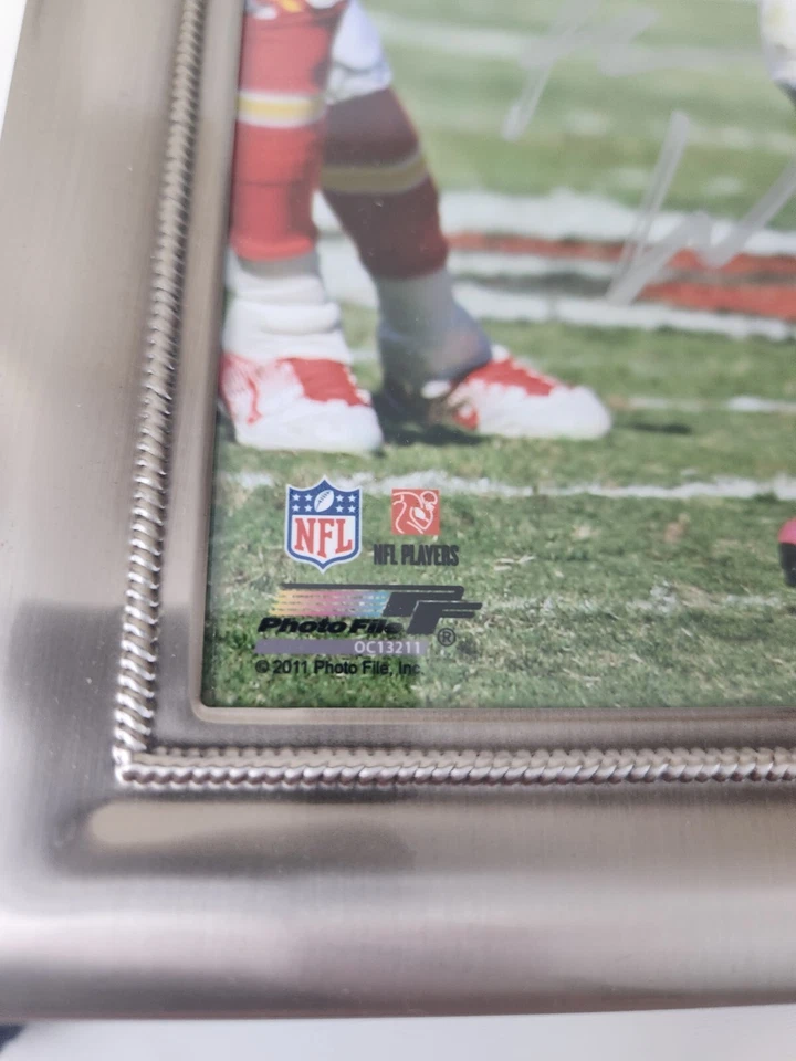 Fotografía enmarcada autografiada de los Minnesota Vikings #93 de Kevin Williams Foto 4 de 4