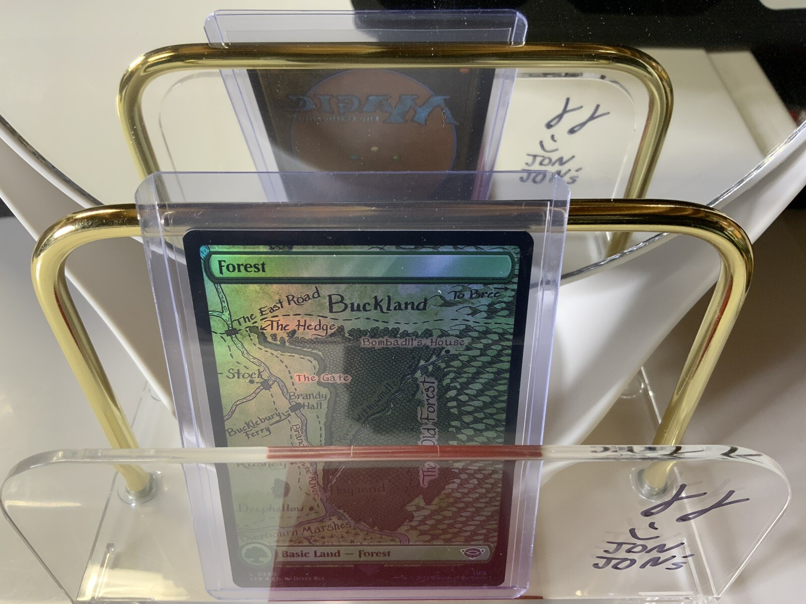 MTG FOIL Forest 280 Full Art - The Lord of the Rings NM