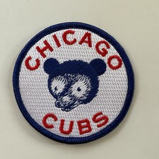 Chicago Cubs Cubbie Bear Vintage Embroidered Iron On LOGO Patch 3  X 3  MLB