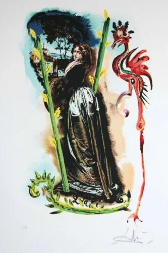 Figürliche Original-Lithographien (1950-1999) Salvador-Dalí