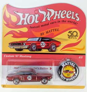hot wheels 50th anniversary custom 67 mustang