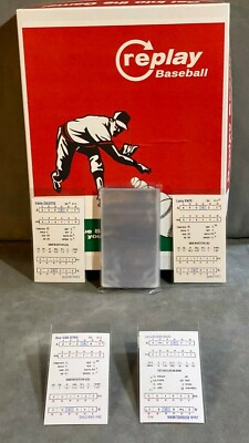 100 Replay Baseball Game Tall Pitcher Card Protective Card Sleeves | eBay