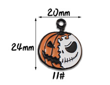 new 40Pcs Halloween Charm bracelet necklace Pendants DIY Jewelry Making