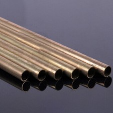 Mosiężna okrągła rura rura drążony pręt pojazd model samolotu rzemiosło zrób to sam od 2mm-8mm