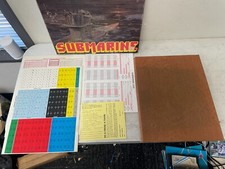 Submarine Vintage 1977 Avalon Hill WWII Board Game