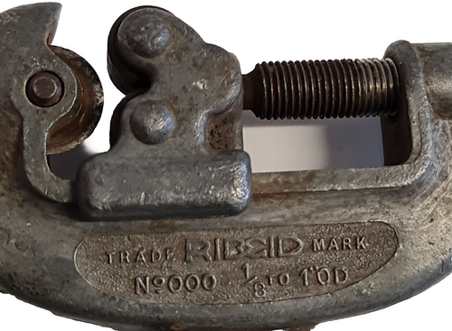 Ridgid Tools Rohrschneider Nr. 000 1/8 bis 1.0D Co.Ohio U.S.A Sanitär - Bild 5 von 5