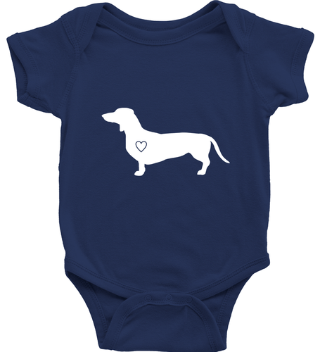 Dachshund Heart Dog Toddler Kids Youth Tee T-Shirt Infant Baby Bodysuit Clothes - Picture 20 of 36