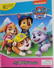 BRAND NEW My Busy Books Nickelodeon PAW PATROL w/ play mat  10 figures