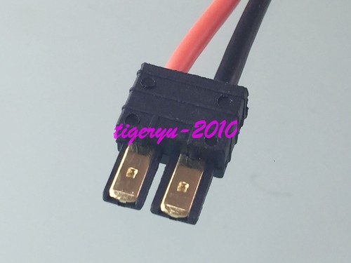 Traxxas TRX Male Charger Lead to 4 mm Banana Bullet LiPo 30CM 12AWG - Picture 3 of 5