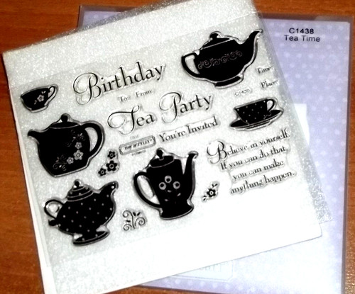 CTMH C1438 TEA TIME ~ Believe in yourself . If you can do that, you can make....