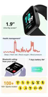 Colmi P71 Voice Calling Smartwatch Men Health Monitoring Ip68 Waterproof Smart