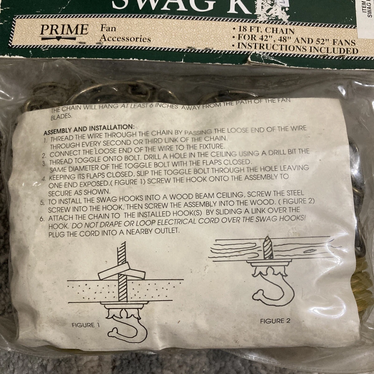 Swag Kit Ceiling Fan Installation Shelly Lighting