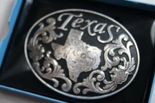 NOCONA Western Oval Belt Buckle TEXAS 37674
