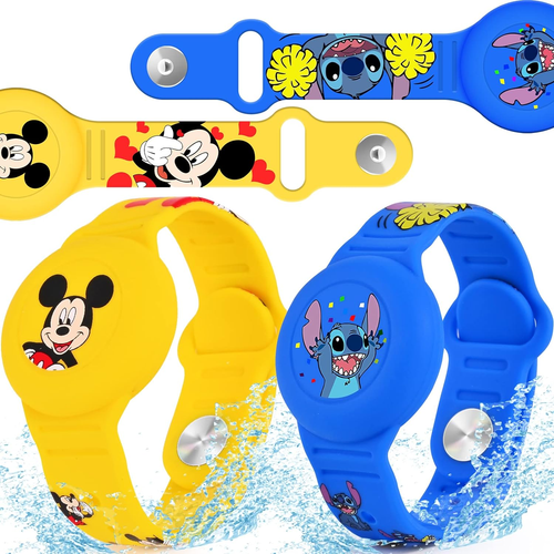 2 Pack Airtag Bracelet for Kids Waterproof Cute Cartoon Air Tag Holder for Kids - 第 11/12 張圖片