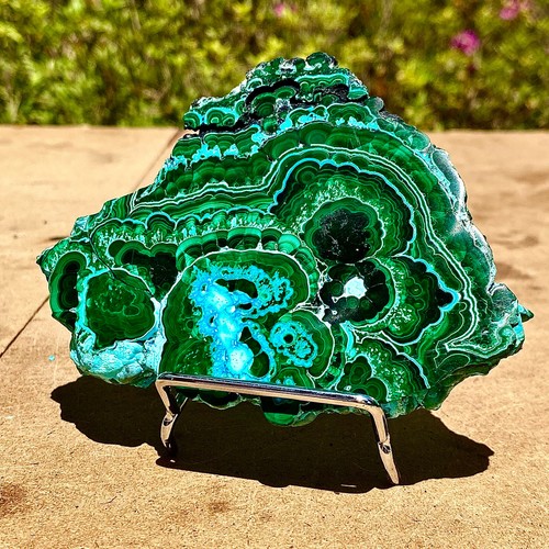 264G Natural polyophthalmic Silicon malachite crystal gloss mineral specimen - 第 2/12 張圖片