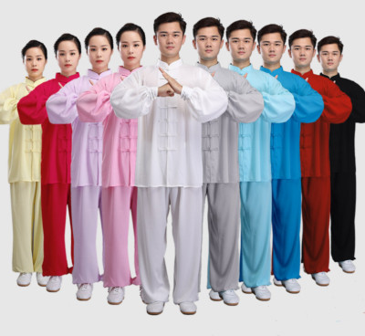 Unisex Cotton Shaolin Tai chi Uniform Kung fu Wing Chun Wushu Suit Martial arts