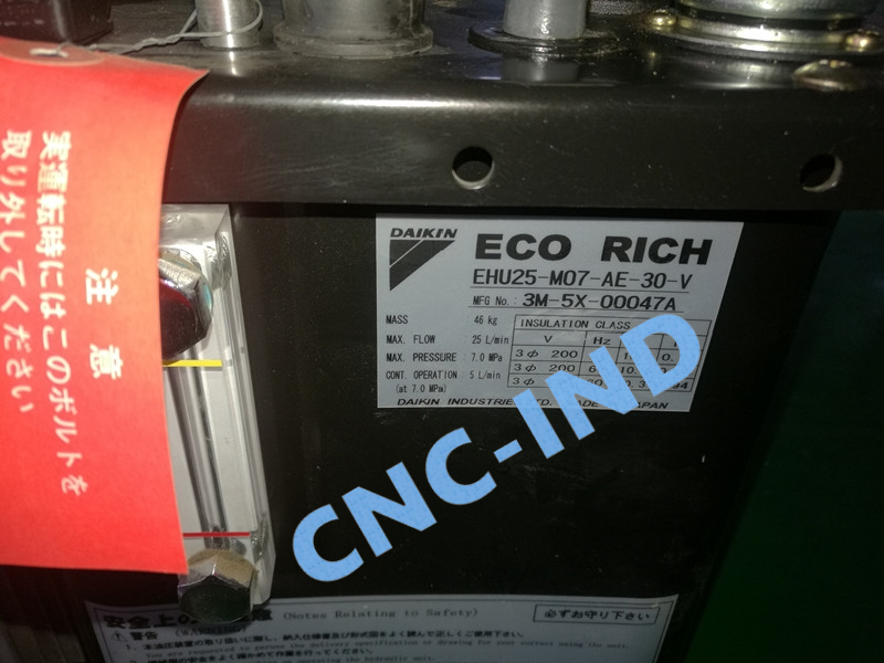 EHU25-M07-AE-30-V DAIKIN Hydraulic Station Brand New | eBay