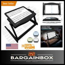 5X LED Page Magnifier with Detachable Stand - Eye Comfort  Clarity for Seniors