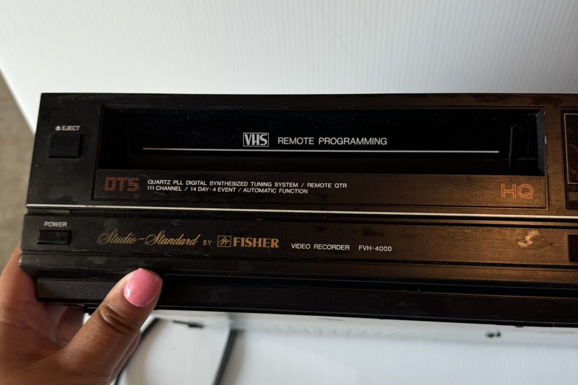 BASS HYPER METHOD4　VHS Optimus Model 109 VCR VHS Player 4 Head Hi-Fi Stereo Tested